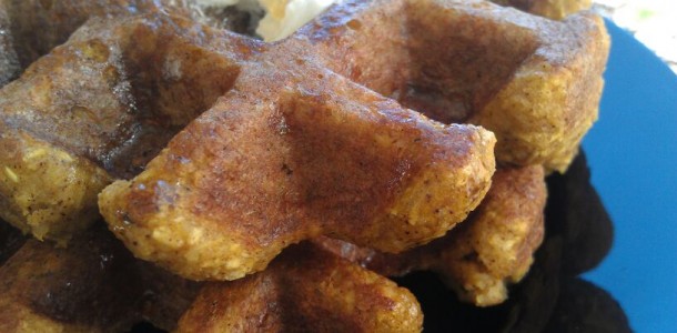 pumpkin waffles 1