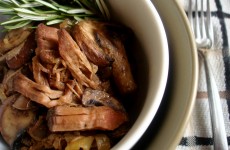 mushroom gravy rump roast1