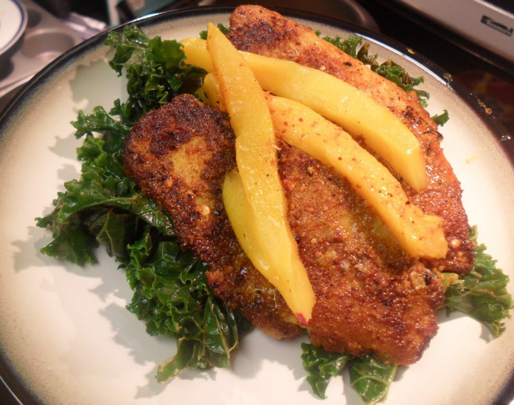 CitrusMango Spicy Tilapia and Kale PaleOMG