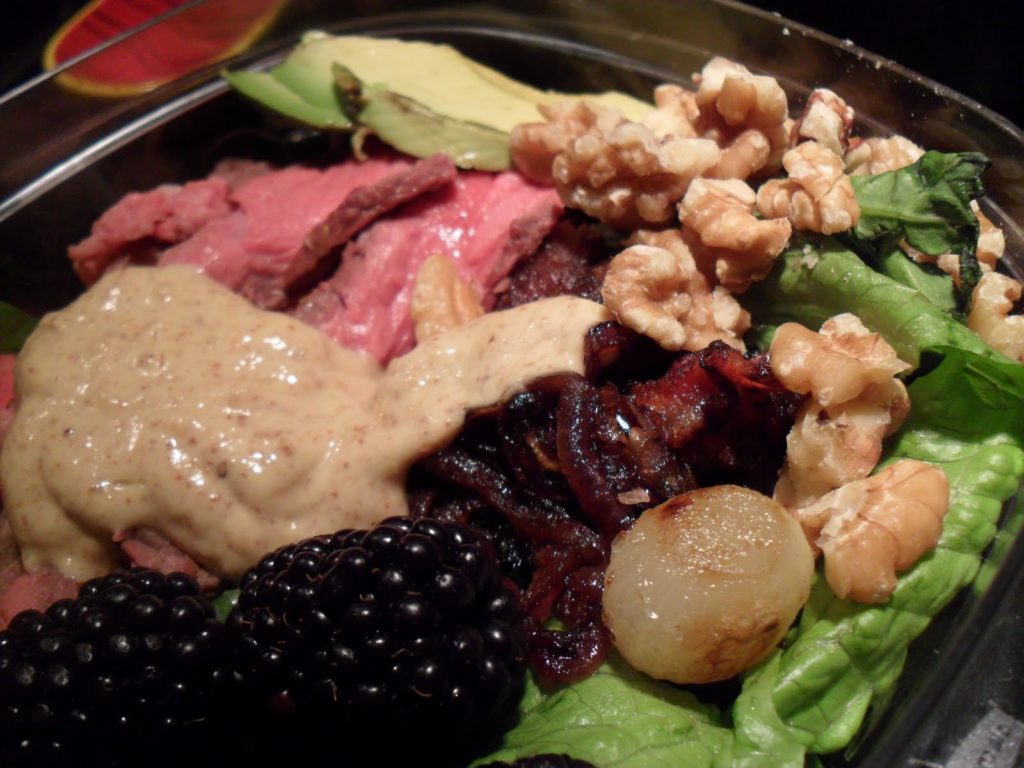 Sweet Steak Salad with Honey Mustard Dressing PaleOMG