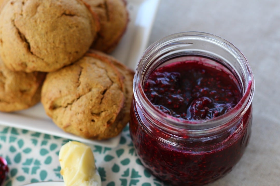 Honey Sweetened Raspberry Jam – Click Fork