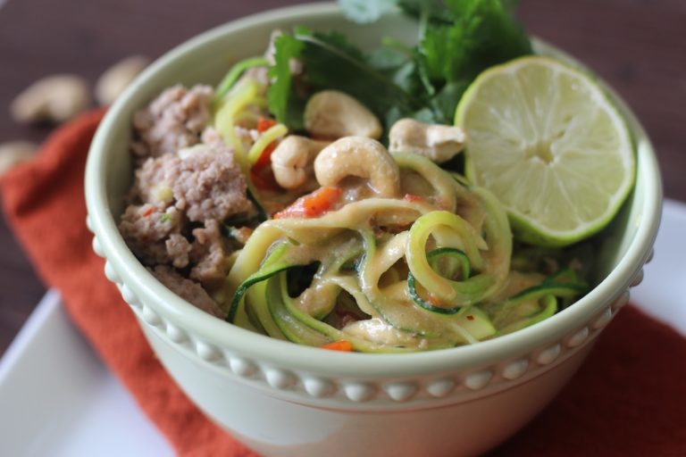 Asian "Peanut" Sauce Noodle Bowl PaleOMG
