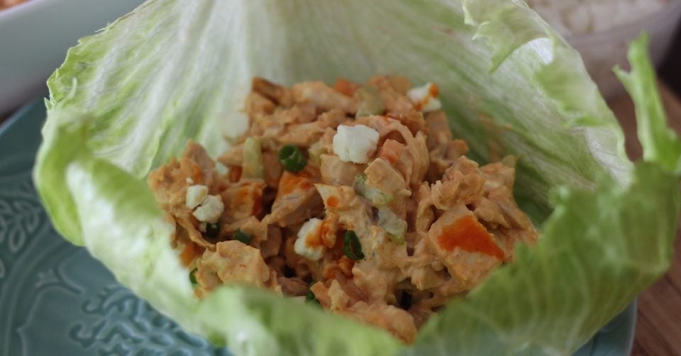PaleOMG Buffalo Chicken Salad Lettuce Cups_1