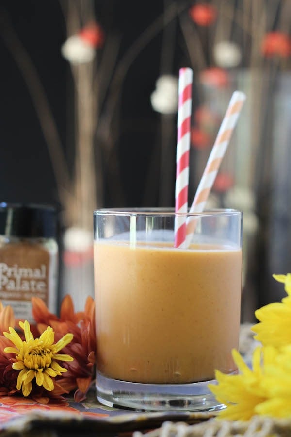 Pumpkin Pie Protein Smoothie - PaleOMG