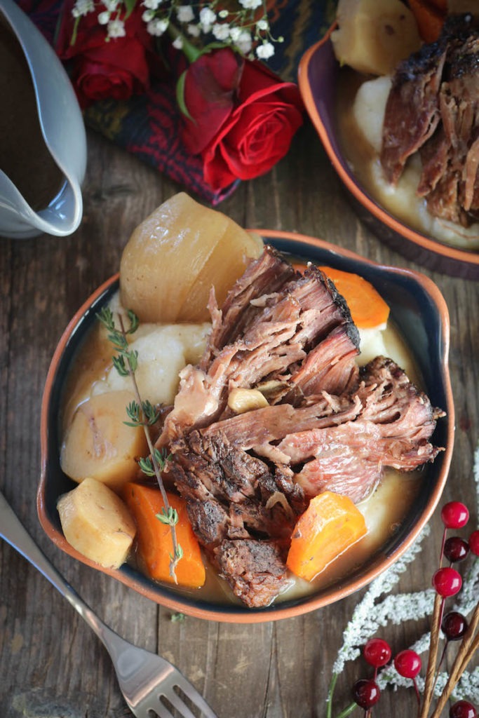 Slow Cooker Pot Roast with Easy Gravy PaleOMG