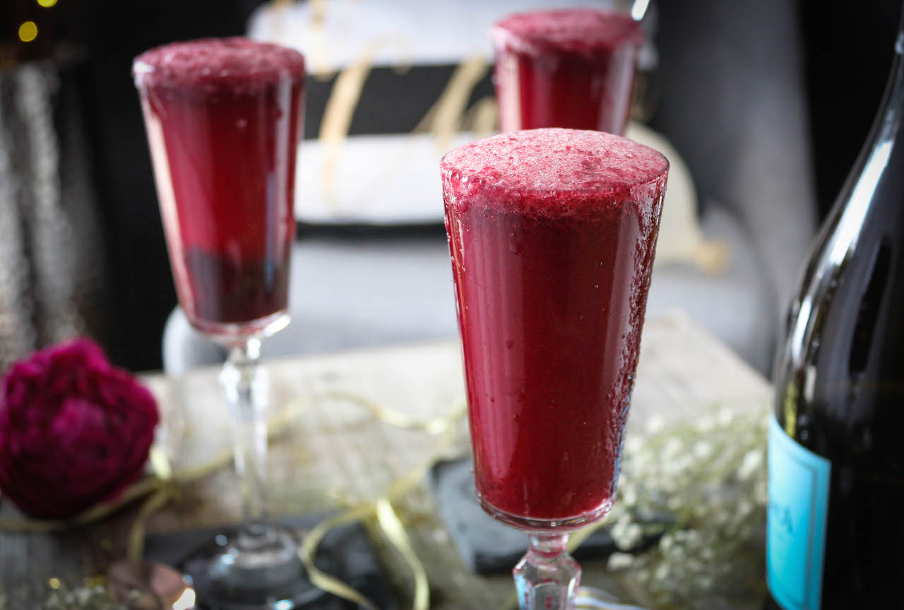 Raspberry Sorbet Bellinis - Recipe Runner