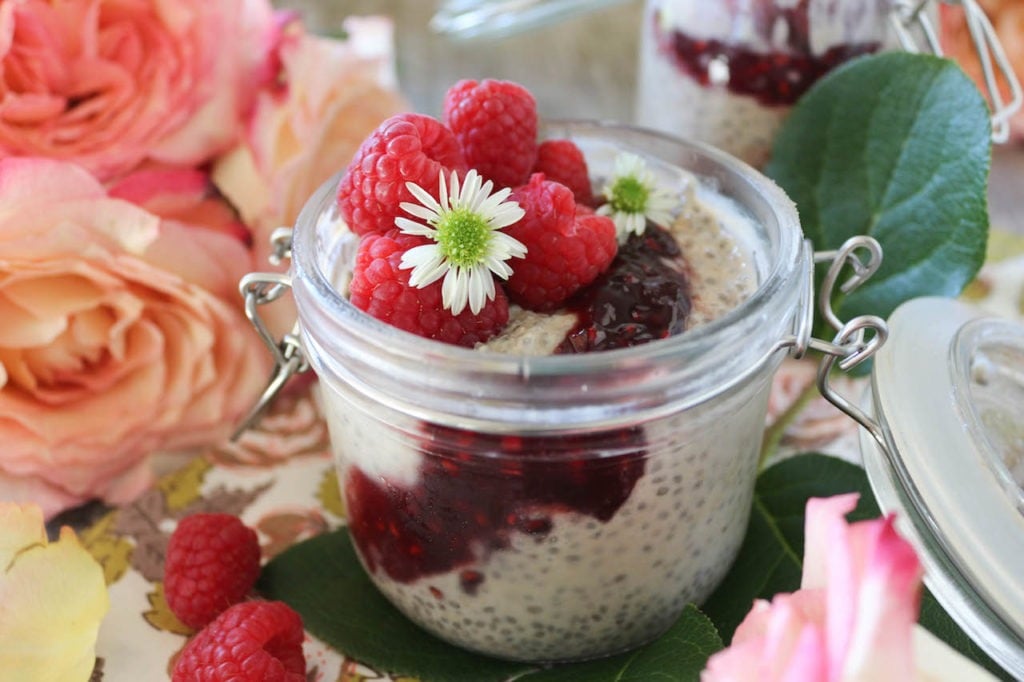 PB & J Overnight Chia Pudding — Chia Leah