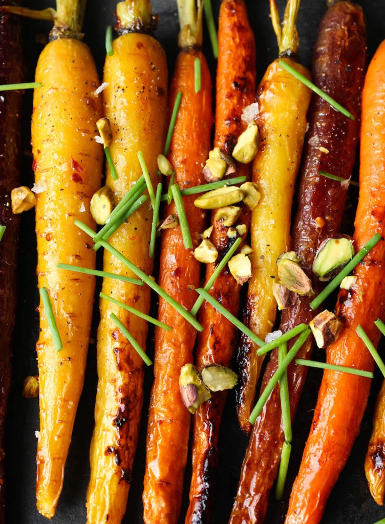 Maple Dijon Roasted Carrots PaleOMG