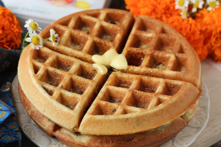 Lexi's Clean Kitchen Cookbook Review BestEver Fluffy Waffles PaleOMG