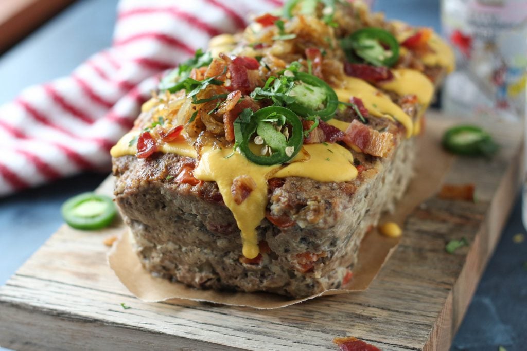 PaleOMG Bacon Cheeseburger Meatloaf