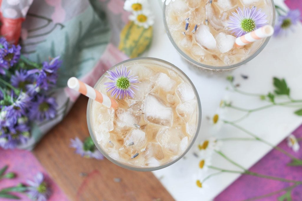PaleOMG Honey Lavender Iced Lattes