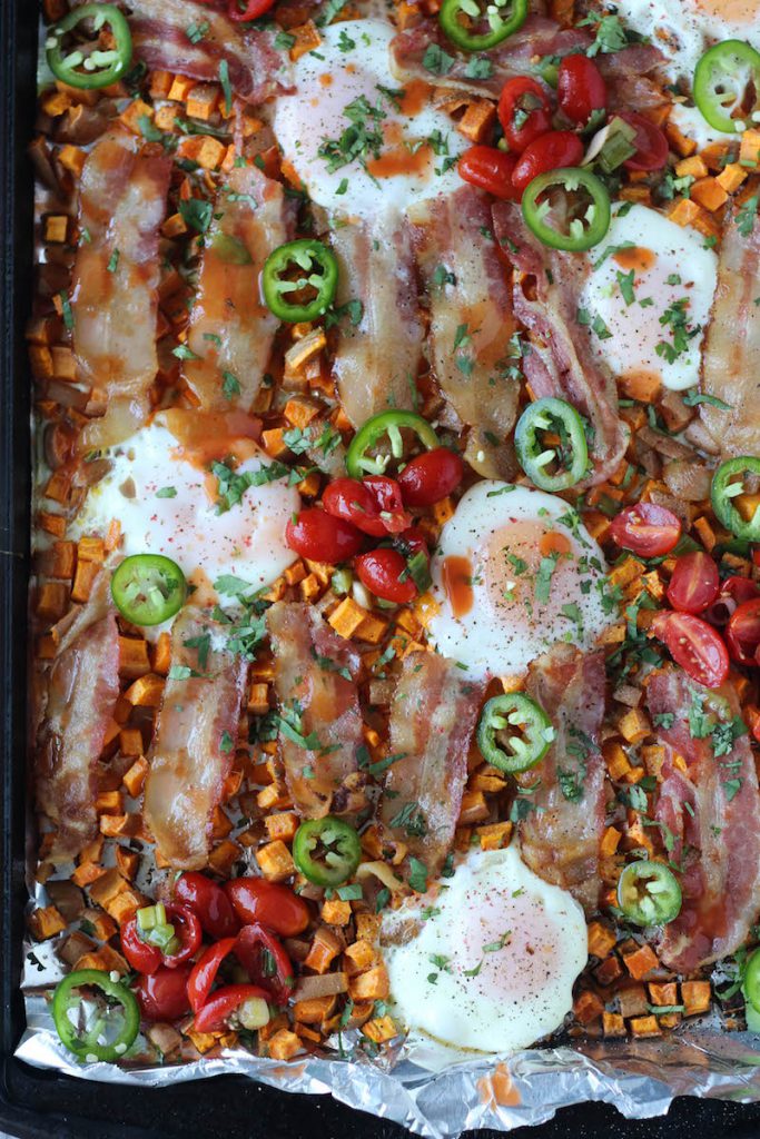 Sheet Pan Breakfast Bake (+Cooking Video!) PaleOMG