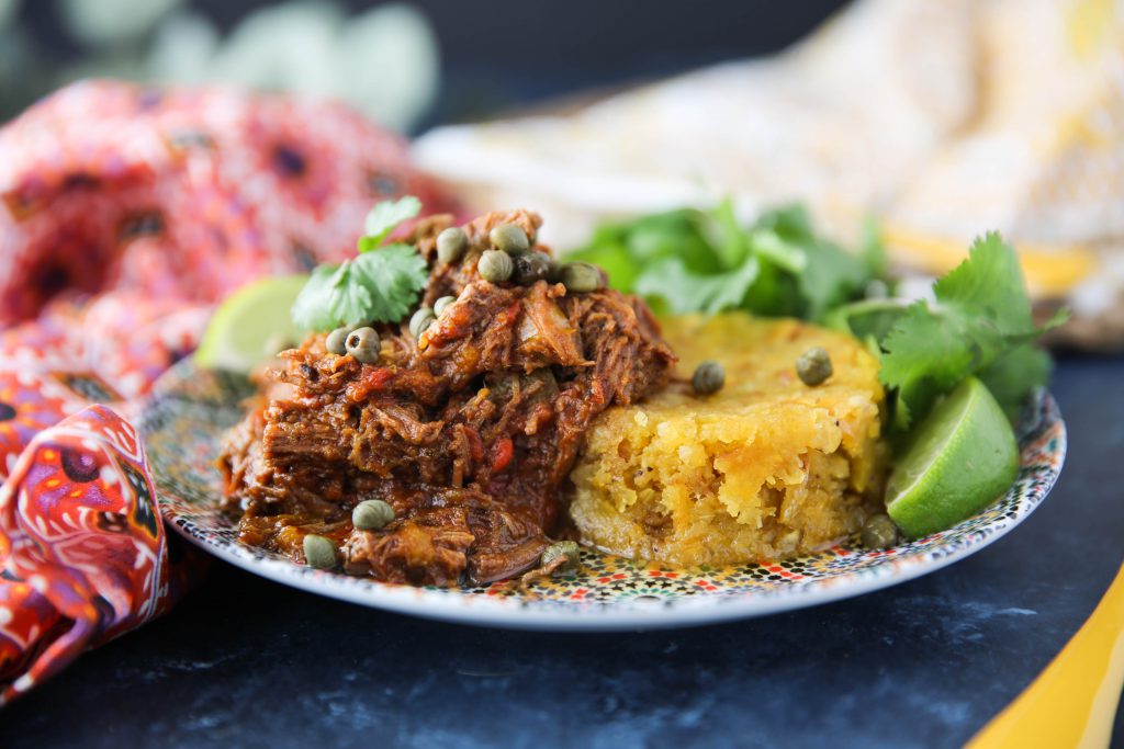 Instant Pot Ropa Vieja with Mofongo