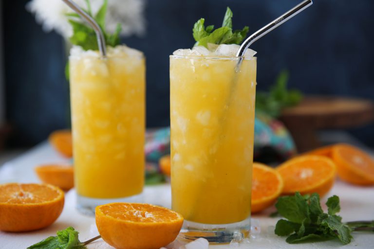 Mandarin Vodka Mojitos (+ new cooking video!) PaleOMG