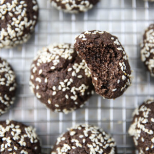 Chocolate Tahini Cookies-image