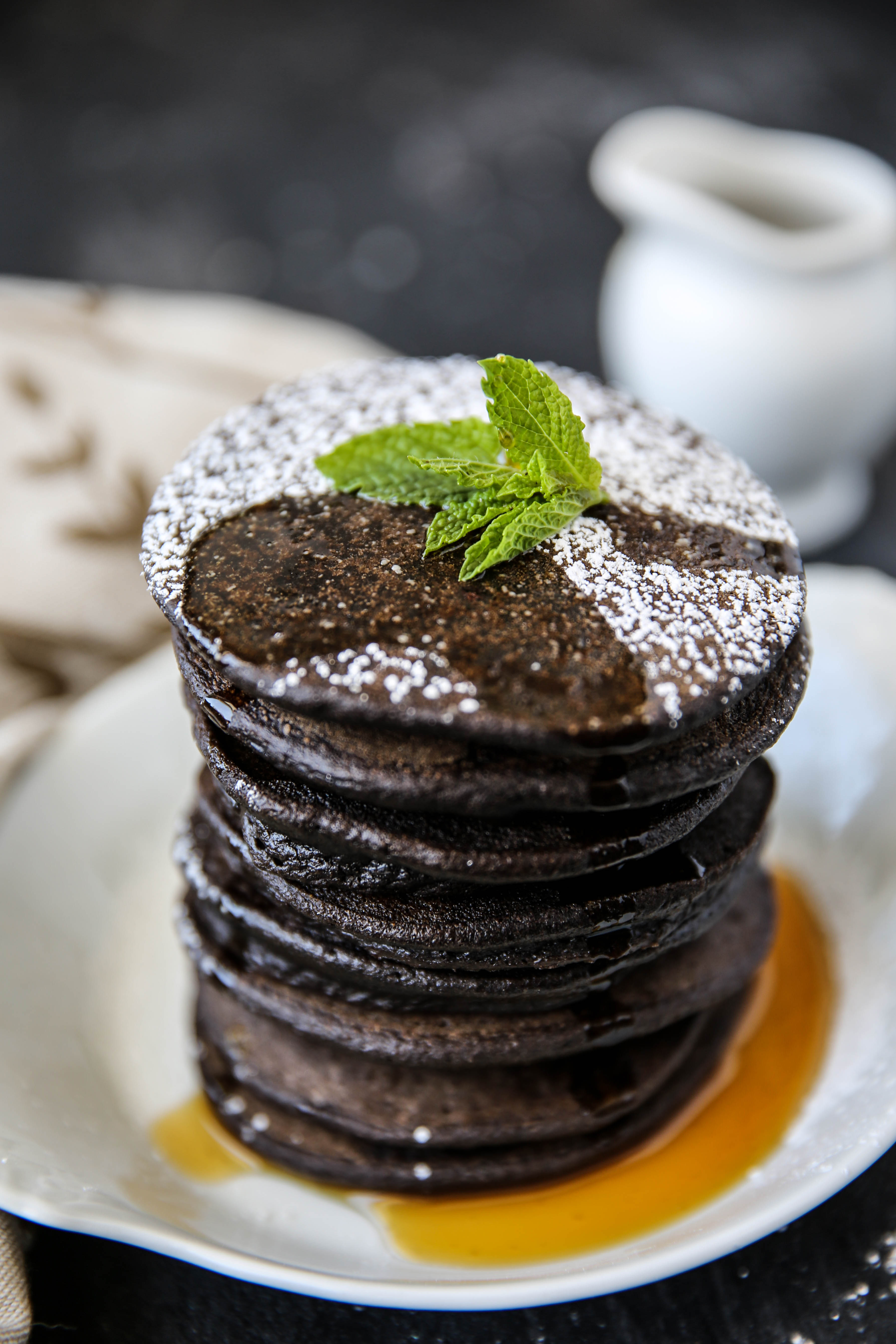 Secret Ingredient Chocolate Pancakes