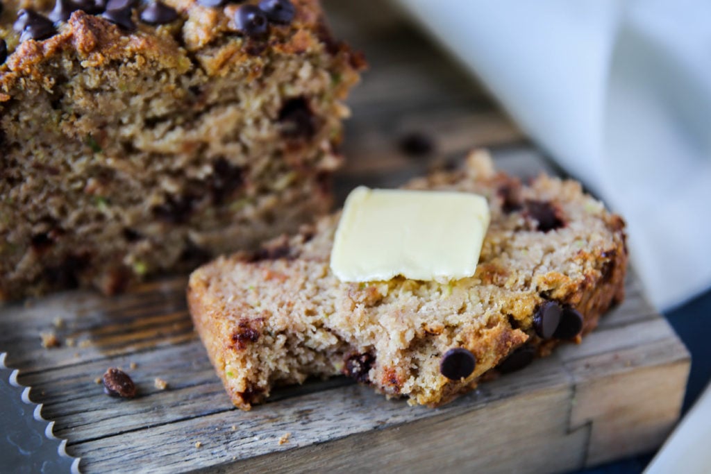 PaleOMG Chocolate Chip Zucchini Bread