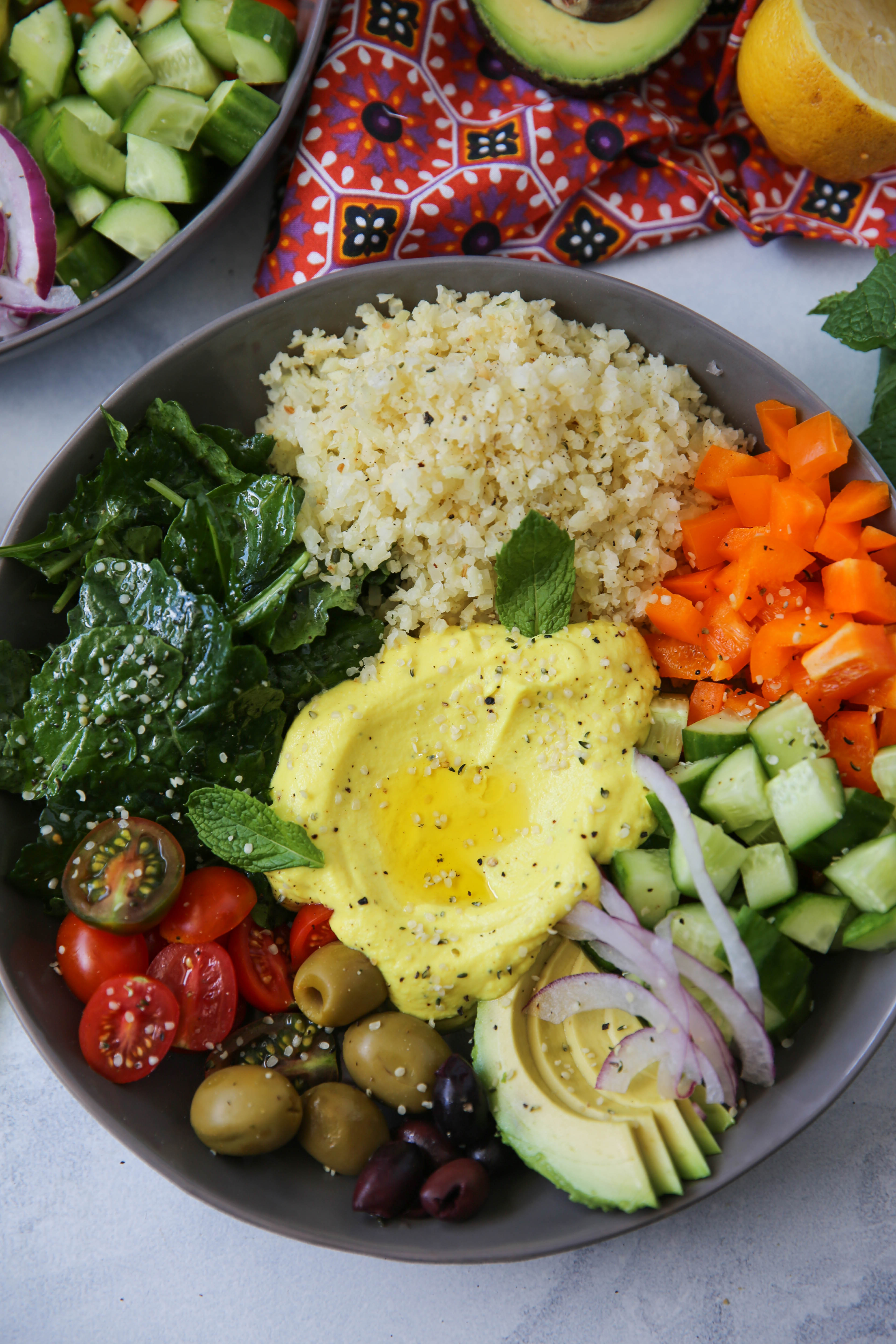 Mediterranean Buddha Bowl Meal Prep - Gastroplant