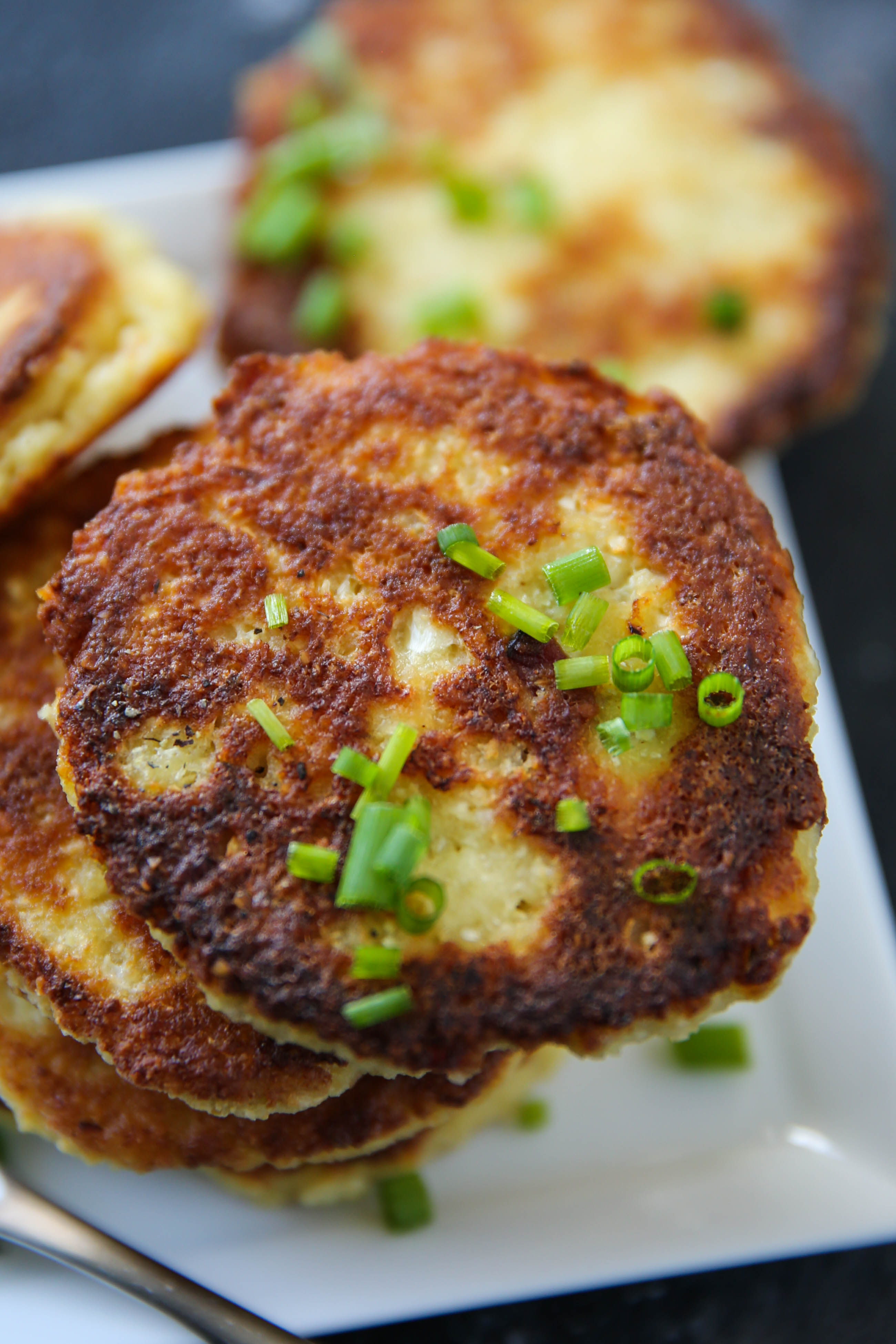 Bacon Cauliflower Fritters - PaleOMG