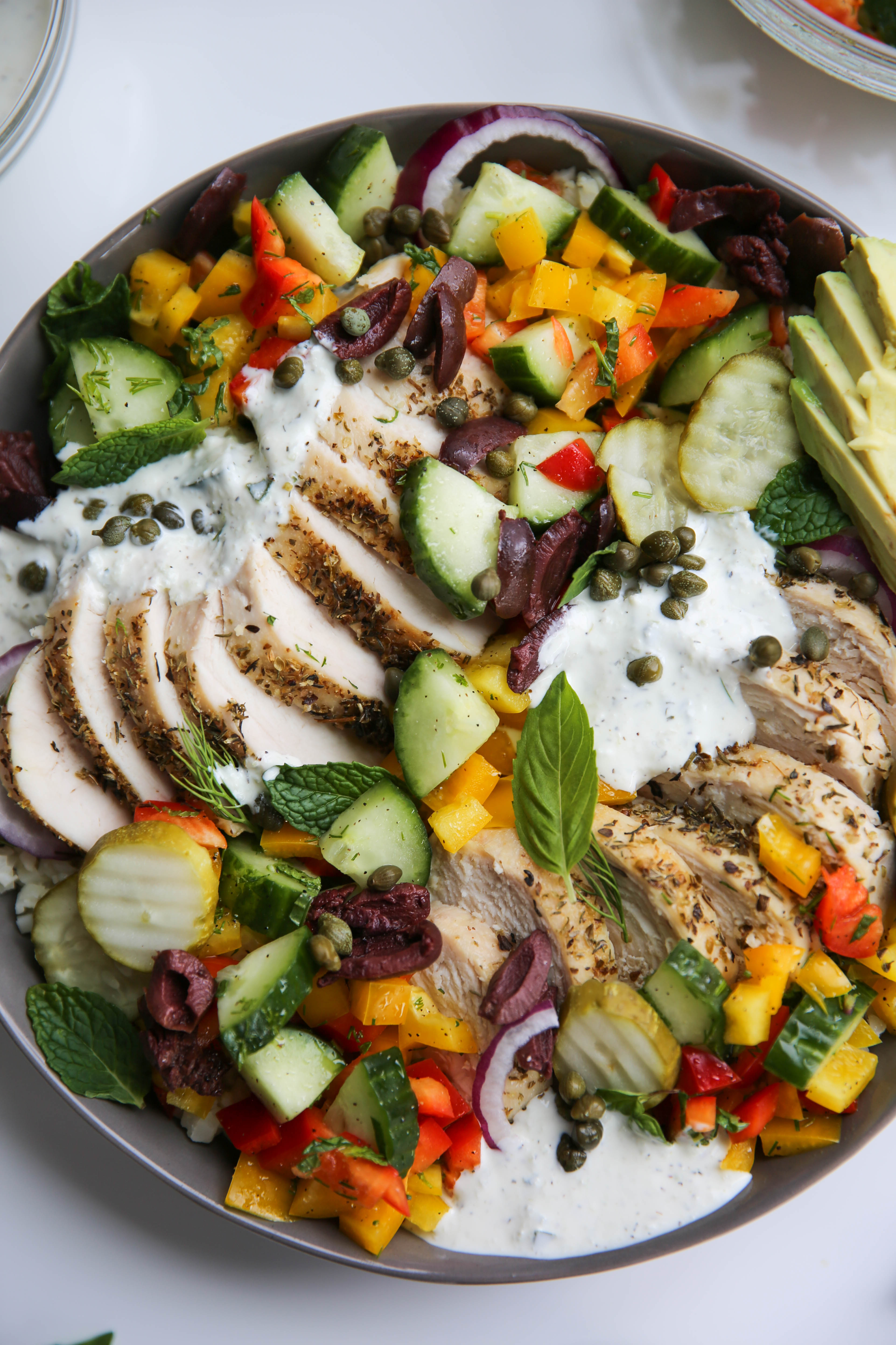 Greek Chicken Bowls Recipe