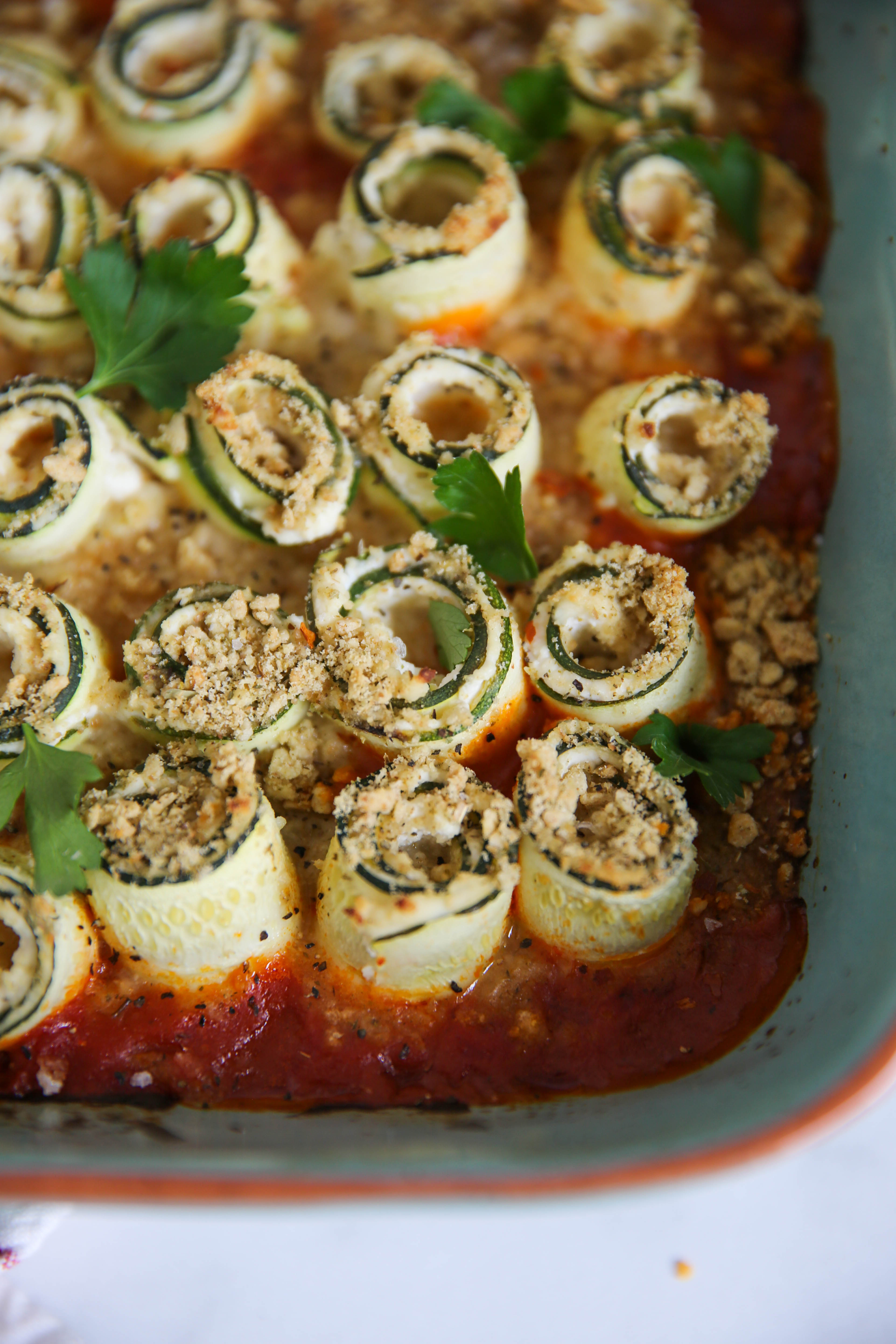 Zucchini Lasagna Roll Ups – Paleo Meals