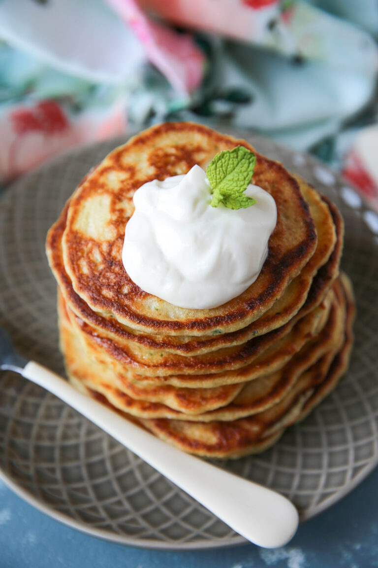 Fluffy Zucchini Pancakes PaleOMG