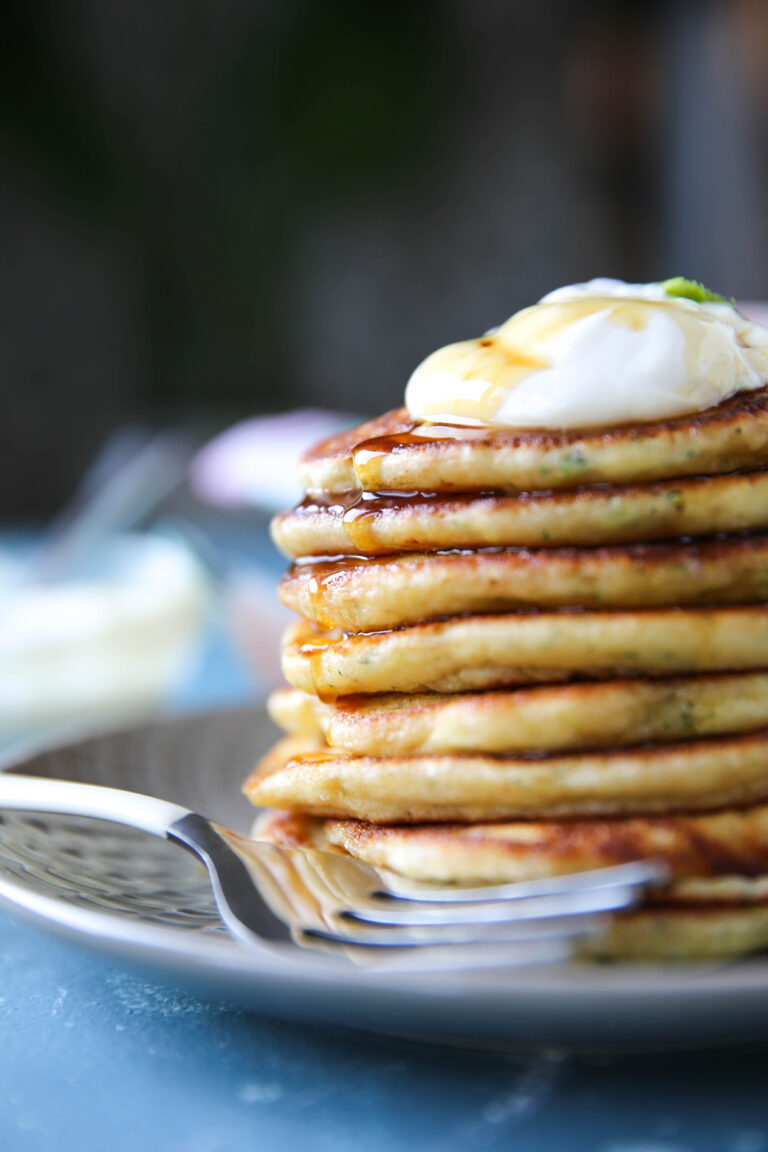 Fluffy Zucchini Pancakes PaleOMG