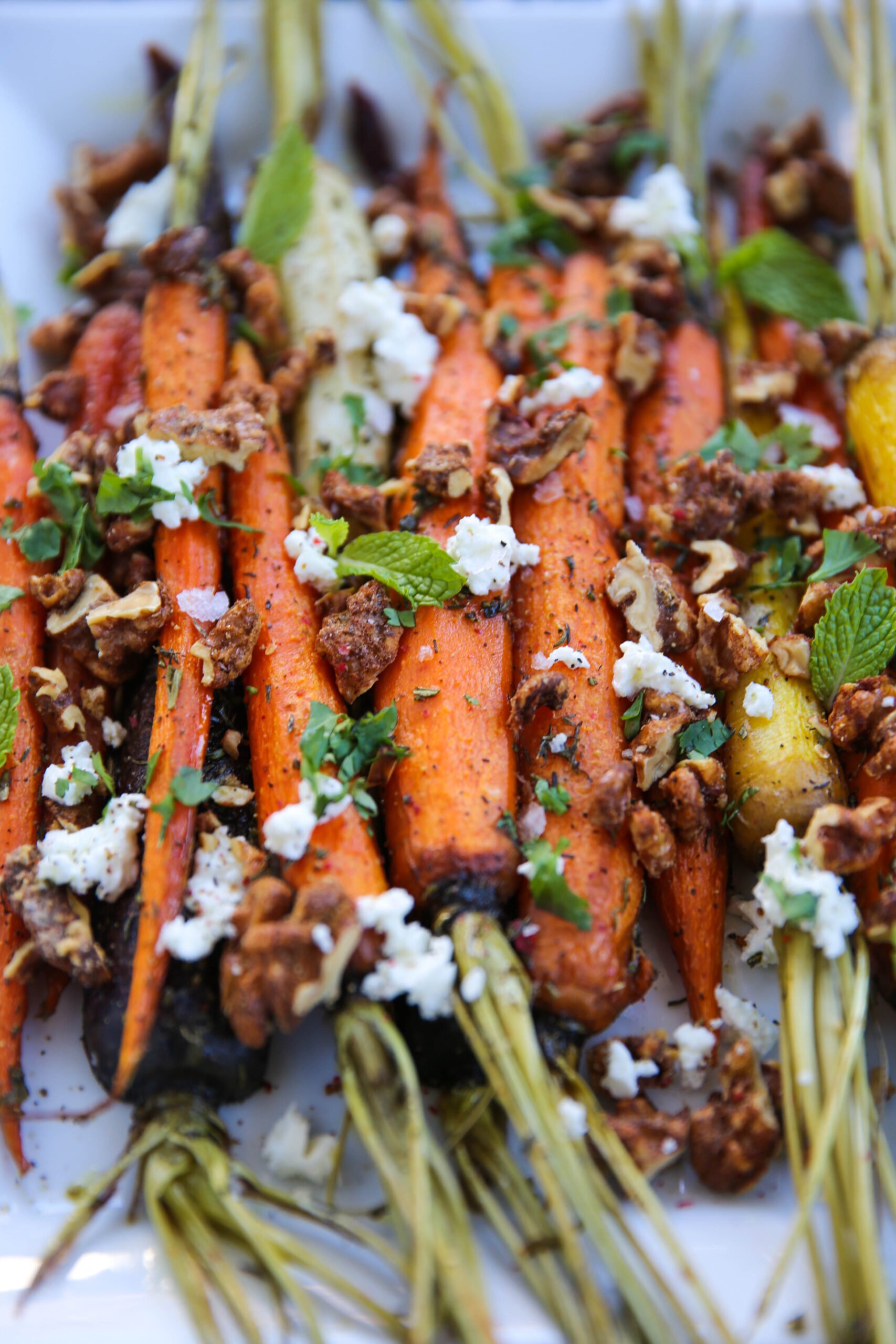 Roasted Carrots with Candied Walnuts - PaleOMG