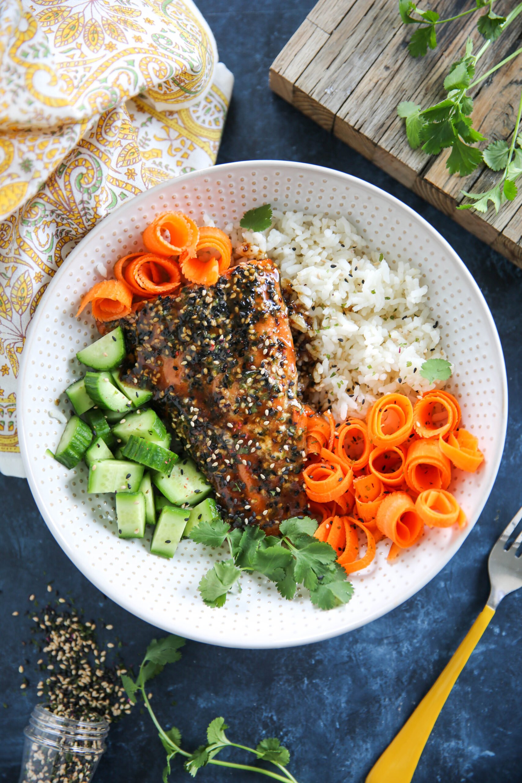 30 Minute Teriyaki Salmon Bowls - Suppertrip