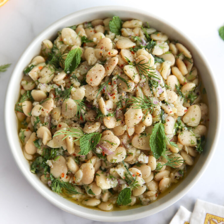 Marinated Butter Beans PaleOMG