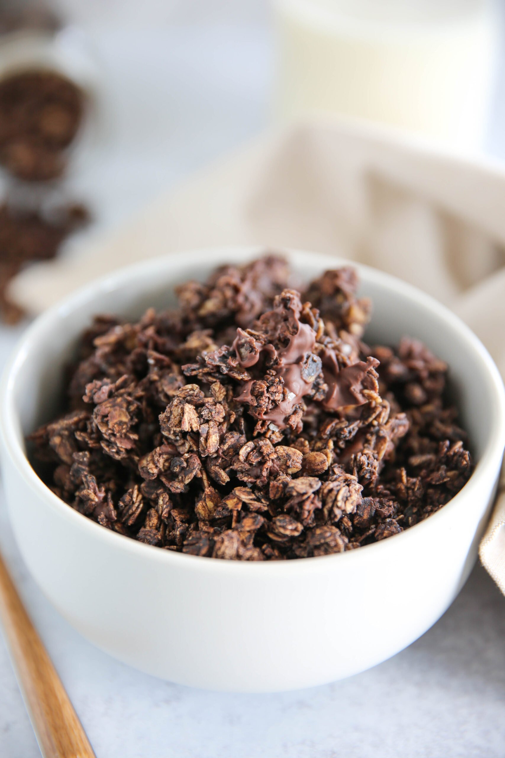 Chocolate Granola With Sea Salt