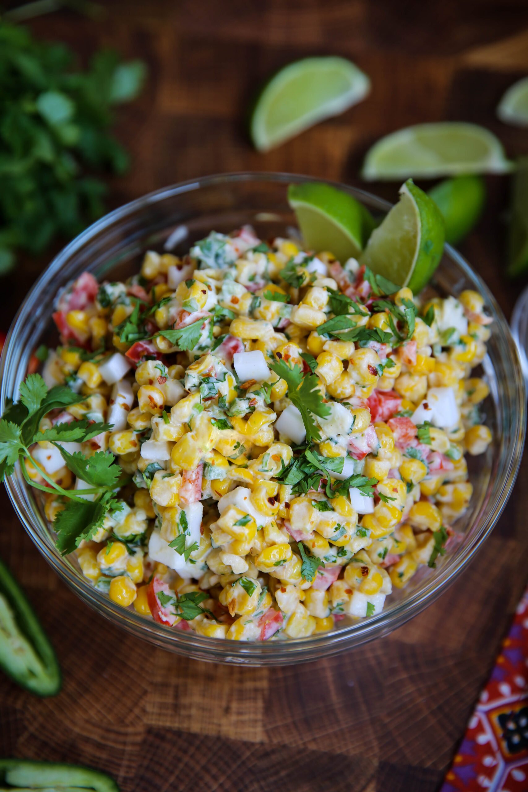 Lightened Up Mexican Street Corn Salad - PaleOMG