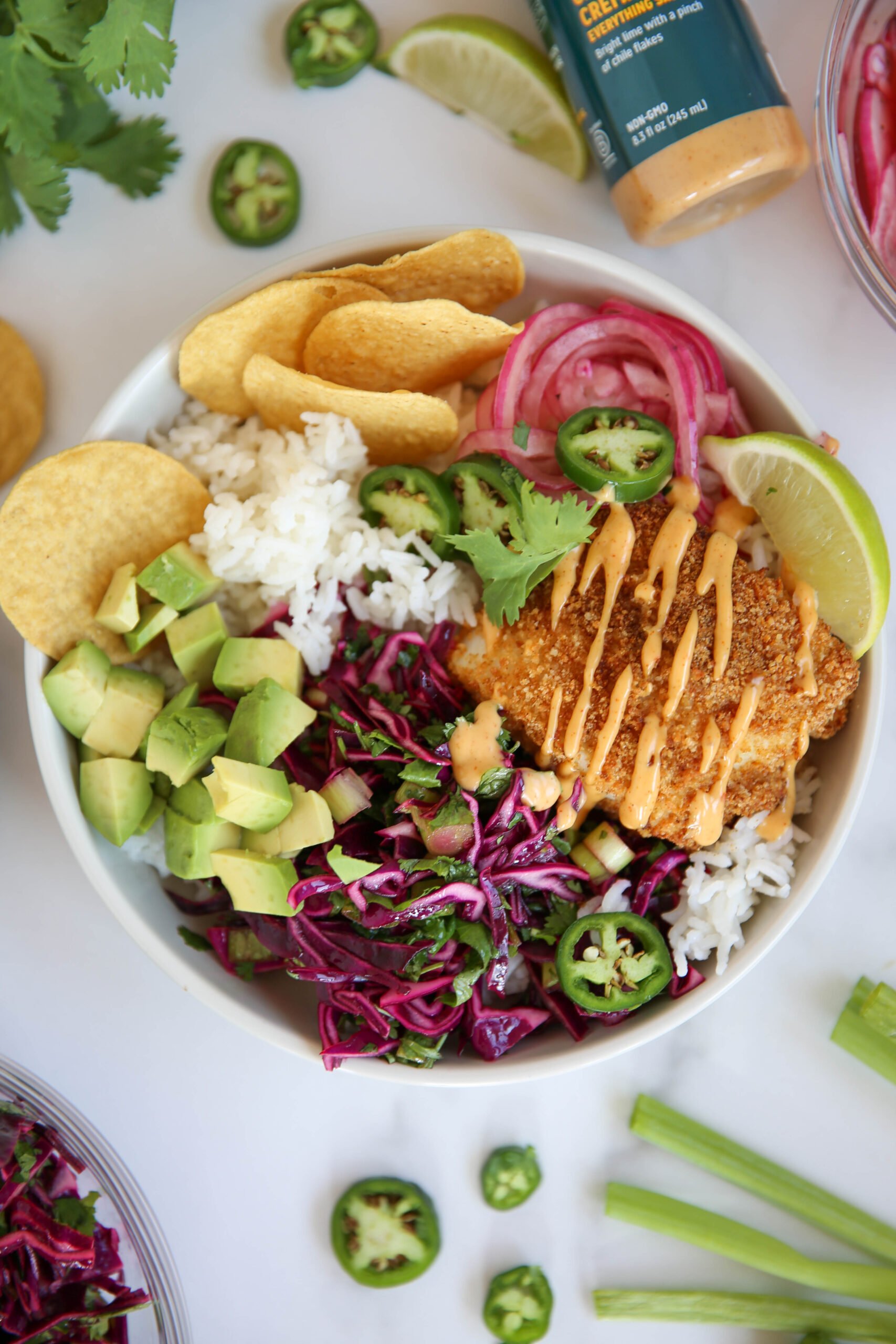 Fish Taco Bowls - The Live-In Kitchen