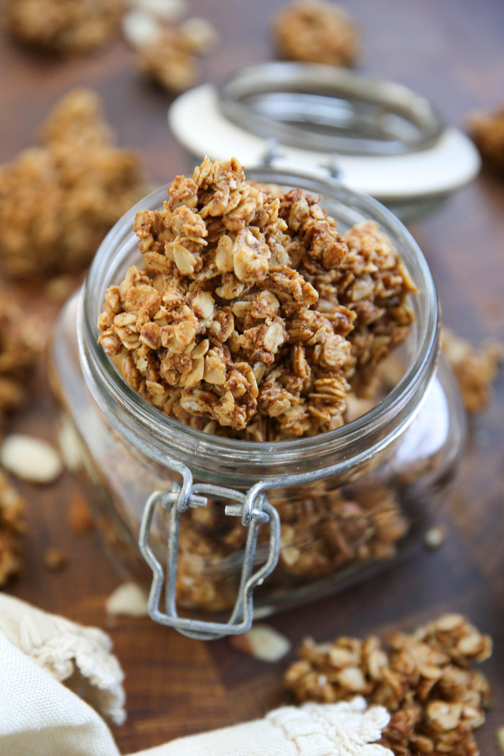 Maple Almond Butter Granola - PaleOMG