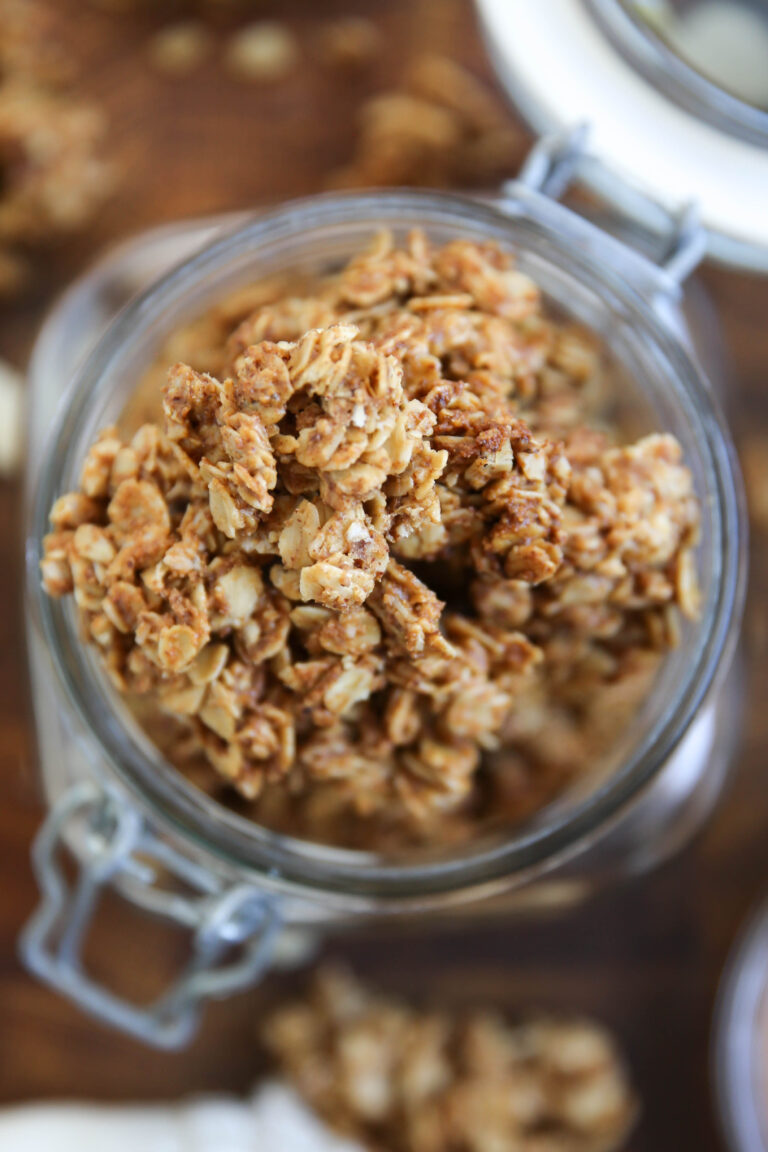 Maple Almond Butter Granola PaleOMG