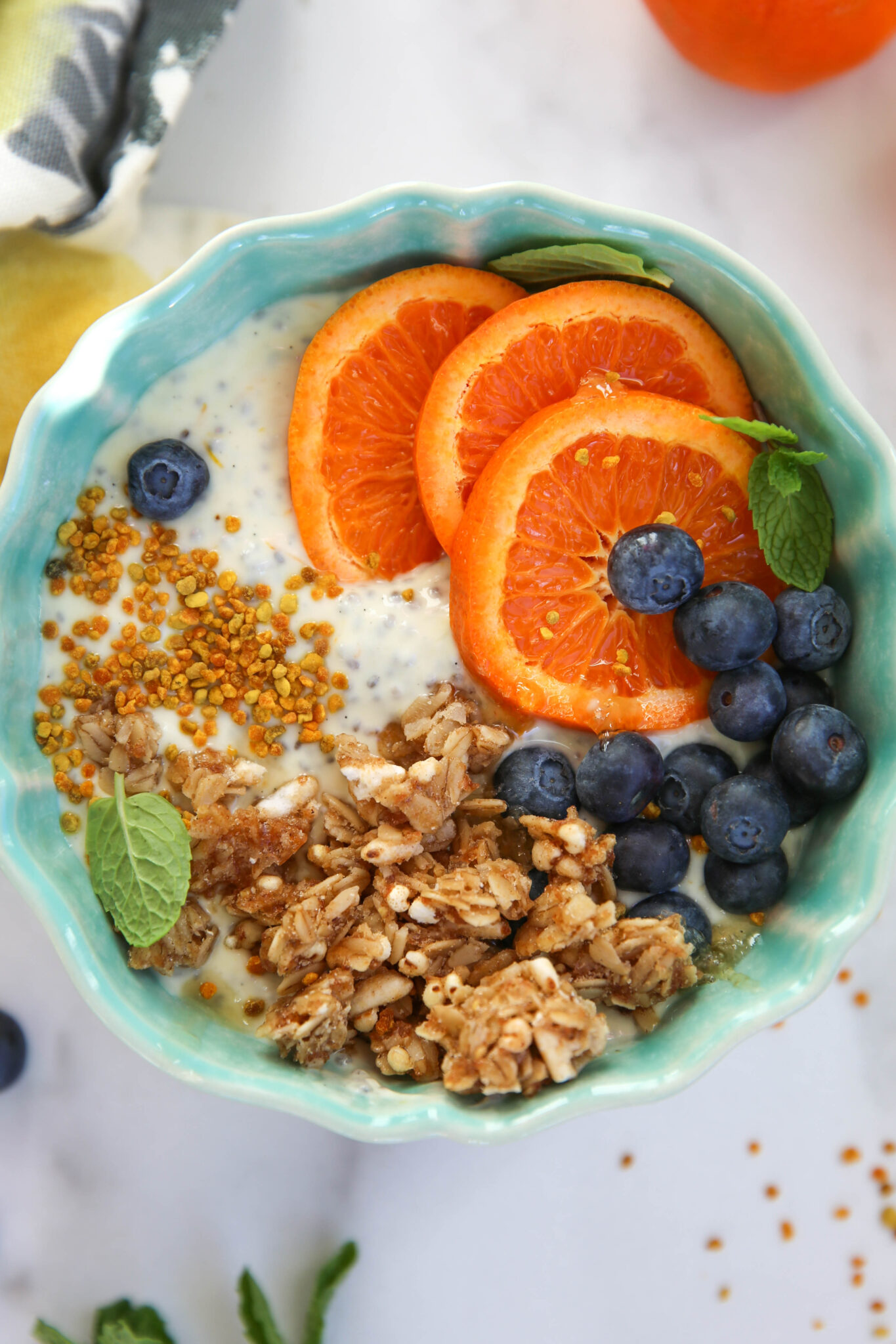 Citrus Yogurt Chia Bowls PaleOMG