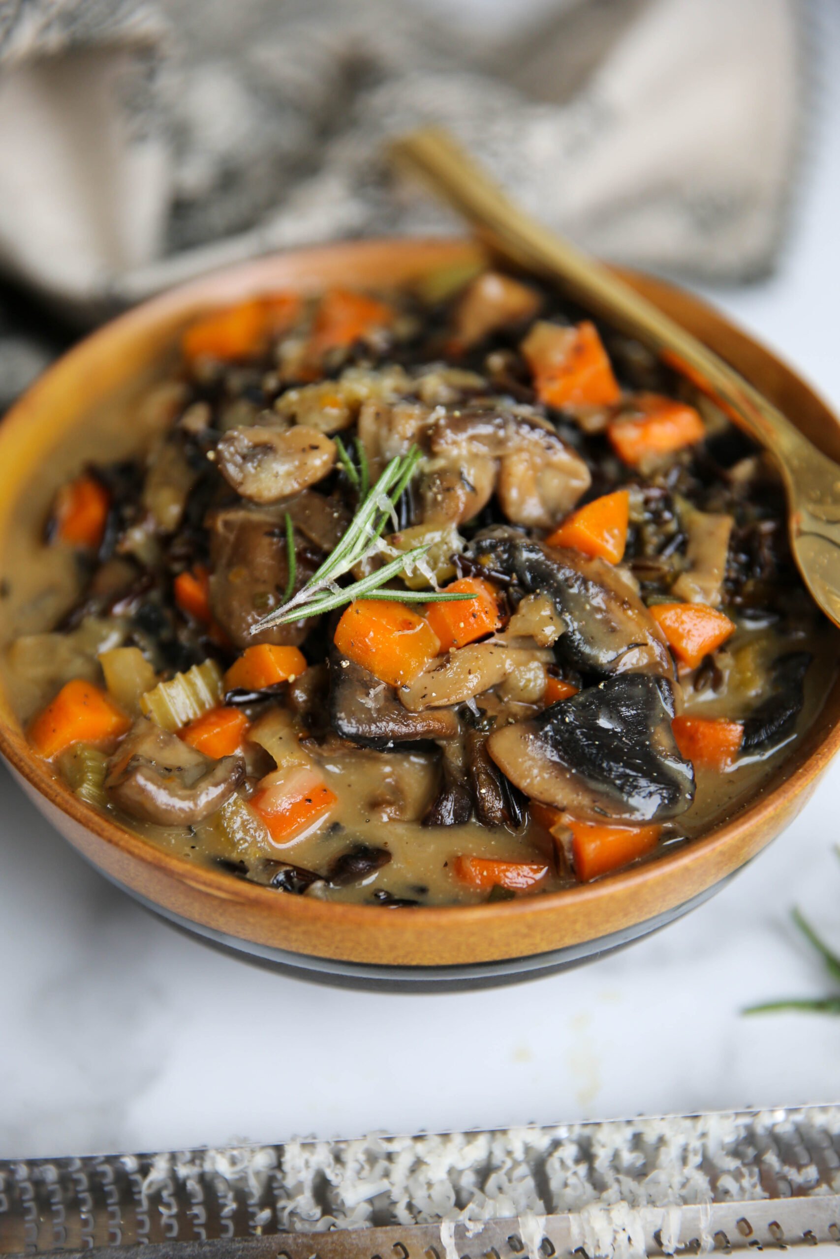 15 minute creamy mushroom blender soup (vegan paleo) - Luvele US