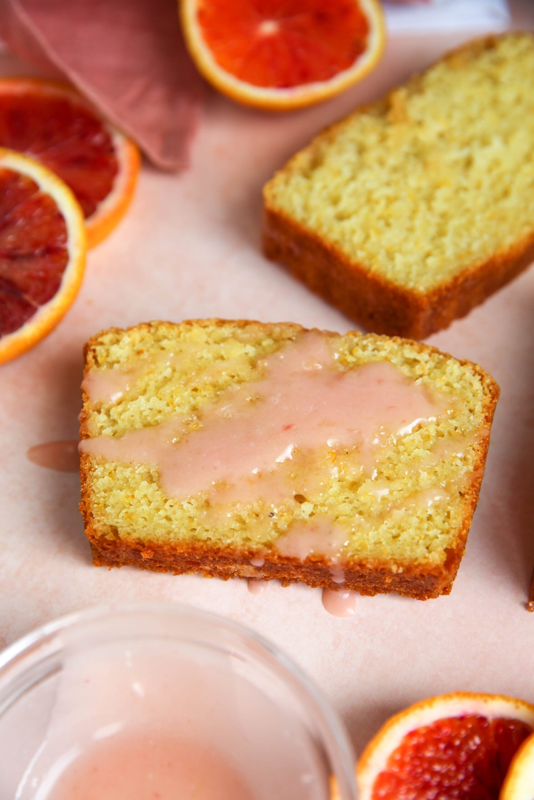 PaleOMG Yogurt & Olive Oil Cake with Blood Orange Glaze