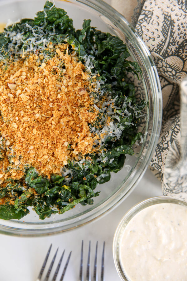 Kale Caesar Salad PaleOMG