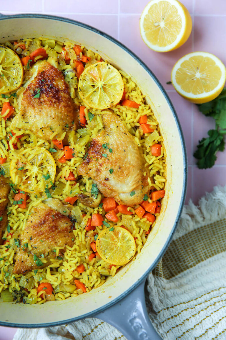 One-Pan Ginger Chicken & Rice - PaleOMG