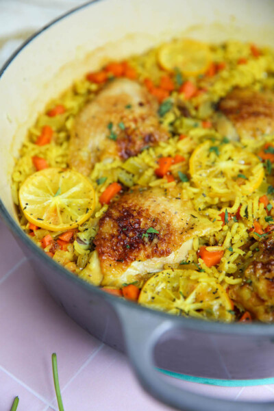One-Pan Ginger Chicken & Rice - PaleOMG