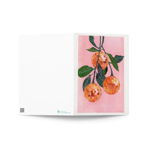 Disco Oranges - Greeting Card